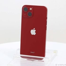 〔中古〕Apple(アップル) iPhone13 128GB プロダクトレッド MLNF3J／A SIMフリー〔262-ud〕