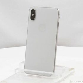〔中古〕Apple(アップル) iPhoneXS 64GB シルバー MTAX2J／A SoftBank〔344-ud〕