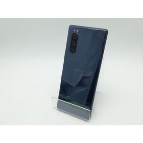 【中古】SONY 国内版 【SIMフリー】 Xperia 5 ブルー 6GB 128GB J9260【柏】保証期間１ヶ月【ランクB】