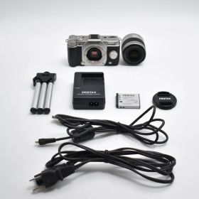 B#10240 PENTAX デジタルミラーレス一眼 Q10 ズームレンズキット [標準ズーム 02 STANDARD ZOOM] シルバー Q10 LENSKIT SILVER 12163