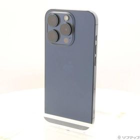 〔中古〕Apple(アップル) iPhone15 Pro 512GB ブルーチタニウム MTUL3J／A SIMフリー〔371-ud〕