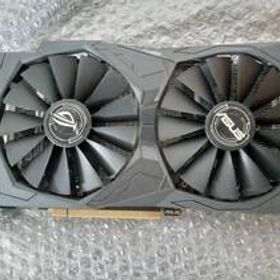 【中古パーツ】ASUS グラフィックボード/ビデオカード PCI-E ASUS RX570 ROG-STRIX-RX570-O4G-GAMING DVI/HDMI/DP ■ASUS RX570