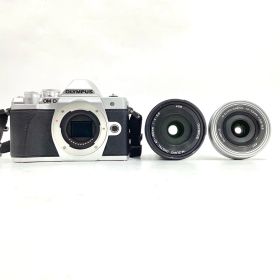 【全額返金保証】【最速発送】OLYMPUS デジタル一眼 OM-D E-M10 Mark III EZダブルズームキット シルバー 美品 動作確認済