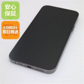 アイフォーン(iPhone)の超美品 SIMフリー iPhone13 Pro Max 128GB グラファイト M555(スマートフォン本体)