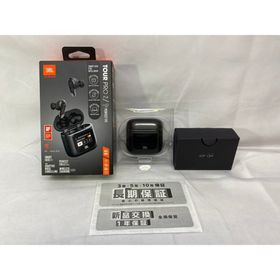JBL ジェービーエル Bluetooth ワイヤレスイヤフォン TOUR PRO2 ツアープロ2 箱付き カラー: ブラック 美中古品(ヘッドフォン/イヤフォン)