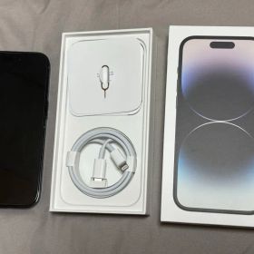 iPhone 14 Pro 256GB ブラック バッテリー83%新品ケーブル付