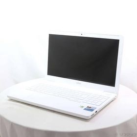 〔中古〕FUJITSU(富士通） 格安安心パソコン LIFEBOOK AH50／B3 FMVA50B3WP プレミアムホワイト 〔Windows 10〕〔305-ud〕