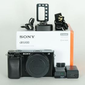 [良品 | シャッター数27,960回｜L型ブラケット付] SONY α6100（ILCE-6100） [ボディ ブラック] | SONY Eマウント