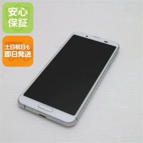 【中古】新品同様 SHV45 シルバーホワイト スマホ 白ロム 中古スマホ 本体 土日祝発送OK