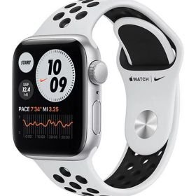 【中古】【安心保証】 SE 第1世代[40mm/GPS]アルミ シルバー Apple Watch Nike