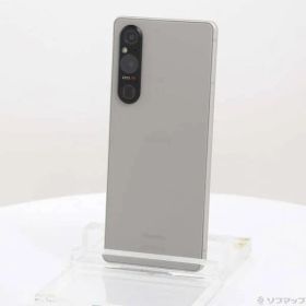 〔中古品〕 Xperia 1 V 256GB プラチナシルバー SO-51D docomo SIMフリー【295】