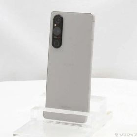 〔中古品〕 Xperia 1 V 256GB プラチナシルバー SO-51D docomo SIMフリー【196】