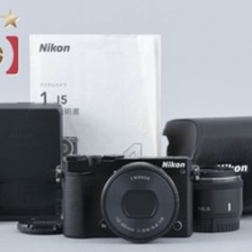 【中古】Nikon ニコン 1 J5 ブラック ダブルレンズキット