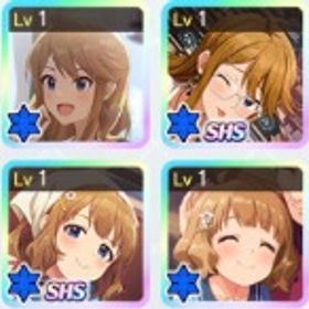 初期 恵美 桃子2種など | ミリシタ(ミリオンライブ！シアターデイズ)のアカウントデータ、RMTの販売・買取一覧