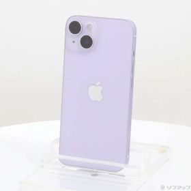 〔中古品〕 iPhone14 256GB パープル MPW93J／A SIMフリー【344】