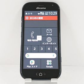 らくらくスマートフォン me F-01L ドコモ ブラック 送料無料 即決 本体 c13958