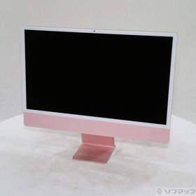 〔中古〕Apple(アップル) iMac 24-inch Mid-2021 MGPN3J／A Apple M1 8コアCPU_8コアGPU 16GB SSD1TB ピンク 〔15.7 Sequoia〕〔276-ud〕