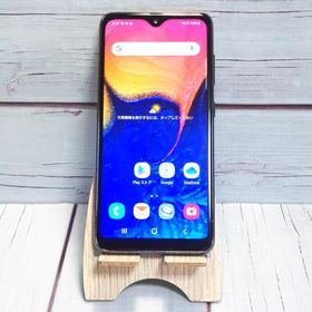 au Galaxy A20 SCV46 Black 本体 白ロム SIMロック解除済み SIMフリー C467953