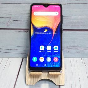 au Galaxy A20 SCV46 Black 本体 白ロム SIMロック解除済み SIMフリー 464513