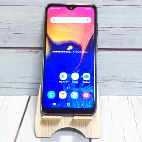 au Galaxy A20 SCV46 Black 本体 白ロム SIMロック解除済み SIMフリー 713100