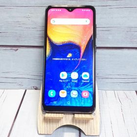 au Galaxy A20 SCV46 Black 本体 白ロム SIMロック解除済み SIMフリー 429796