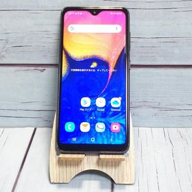 au Galaxy A20 SCV46 Black 本体 白ロム SIMロック解除済み SIMフリー 324387