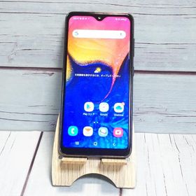 au Galaxy A20 SCV46 Black 本体 白ロム SIMロック解除済み SIMフリー 461923