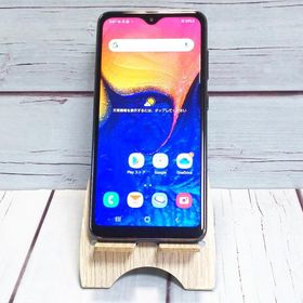 au Galaxy A20 SCV46 Black 本体 白ロム SIMロック解除済み SIMフリー 701105