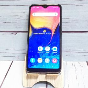 au Galaxy A20 SCV46 Black 本体 白ロム SIMロック解除済み SIMフリー 717291