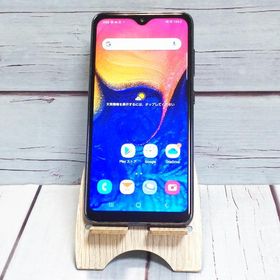 au Galaxy A20 SCV46 Black 本体 白ロム SIMロック解除済み SIMフリー 473449