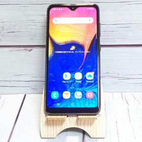 au Galaxy A20 SCV46 Black 本体 白ロム SIMロック解除済み SIMフリー 476921