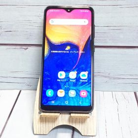 au Galaxy A20 SCV46 Black 本体 白ロム SIMロック解除済み SIMフリー 571852