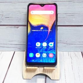 au Galaxy A20 SCV46 Black 本体 白ロム SIMロック解除済み SIMフリー 699788