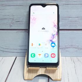 au Galaxy A20 SCV46 Black 本体 白ロム SIMロック解除済み SIMフリー B475253