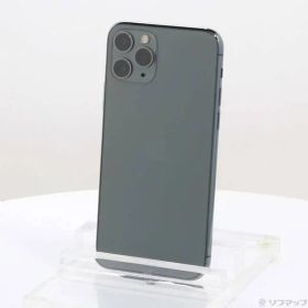 〔中古品〕 iPhone11 Pro 64GB ミッドナイトグリーン MWC62J／A SIMフリー【198】