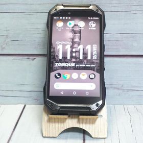 au 京セラ TORQUE G04 ブラック KYV46 本体 白ロム SIMロック解除済み SIMフリー C123039