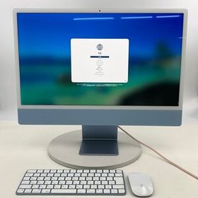 動作確認済み iMac Retina 4.5K 24インチ (Mid 2021) Apple M1 8コア/8コアGPU/16GB/SSD 1TB ブルー MGPK3J/A
