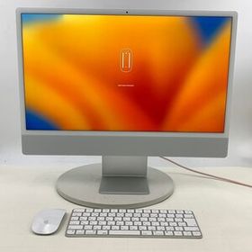 動作確認済み iMac Retina 4.5K 24インチ (Mid 2021) Apple M1 8コア/7コアGPU/8GB/SSD 256GB シルバー MGTF3J/A