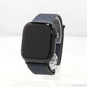 〔中古〕Apple(アップル) Apple Watch Series 10 GPS 46mm ジェットブラックアルミニウムケース インクスポーツループ〔344-ud〕