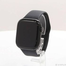 〔中古〕Apple(アップル) Apple Watch Series 10 GPS 42mm ジェットブラックアルミニウムケース ブラックスポーツバンド〔377-ud〕