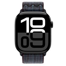 Apple Apple Watch Series10 46mm GPSモデル MWX13J/A+MYJD3FE/A A2999【ジェットブラックアルミニウムケース/ブラックブルーNikeスポーツループ】 [未使用] 【当社6ヶ月保証】 イオシス