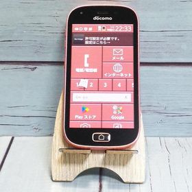 docomo F-03K ピンク らくらくスマートフォン me 本体 白ロム SIMロック解除済み SIMフリー B975727