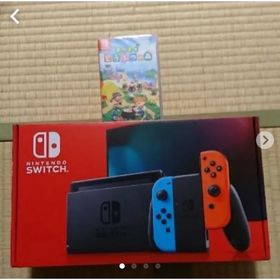 ニンテンドースイッチ(Nintendo Switch)の新品 2点 Nintendo Switch と あつまれ どうぶつの森 ソフト(家庭用ゲームソフト)