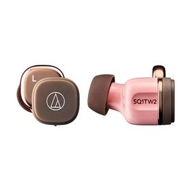 オーディオテクニカ 完全ワイヤレス Bluetoothイヤホン(ピンクブラウン) audio-technica ATH-SQ1TW2-PBW 返品種別A