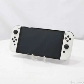 【中古】Nintendo(任天堂) Nintendo Switch 有機ELモデル Joy-Con(L)／(R) ホワイト 【348-ud】