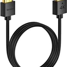Senetem HDMI ケーブル 0.5m HDMI2.0規格 スリム 薄型 ハイスピード 18Gbps 4K@60Hz/HDR/ARC/3D/イーサネット対応 テレビ,PS5/4/3,Xbox,Nintendo Switch,Apple TV,Fi