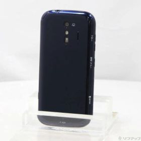 〔中古品〕 らくらくスマートフォン 32GB ネイビー F-42A docomoロック解除SIMフリー【377】