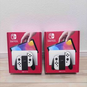 ニンテンドースイッチ(Nintendo Switch)の【未使用】2台セット 有機EL Nintendo Switch スイッチ 本体(家庭用ゲーム機本体)