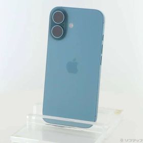 〔中古品〕 iPhone16 128GB ティール MYDV3J／A SIMフリー【269】