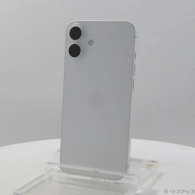 〔中古品〕 iPhone16 Plus 128GB ホワイト MXVC3J／A SIMフリー【276】